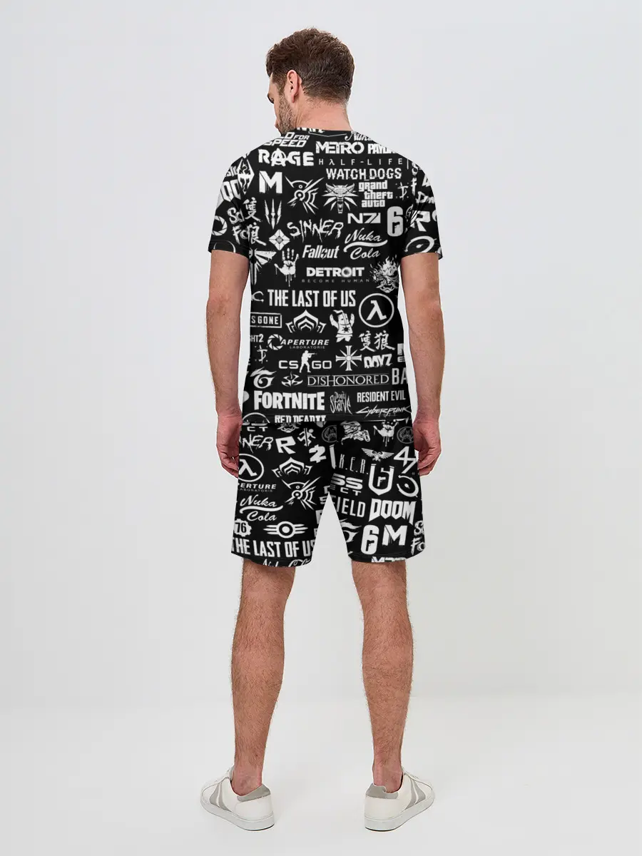 Мужской костюм с шортами / ЛОГОТИПЫ ИГР