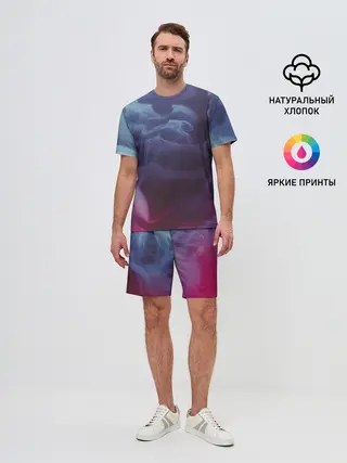 Мужской костюм с шортами / Футболка Smoke