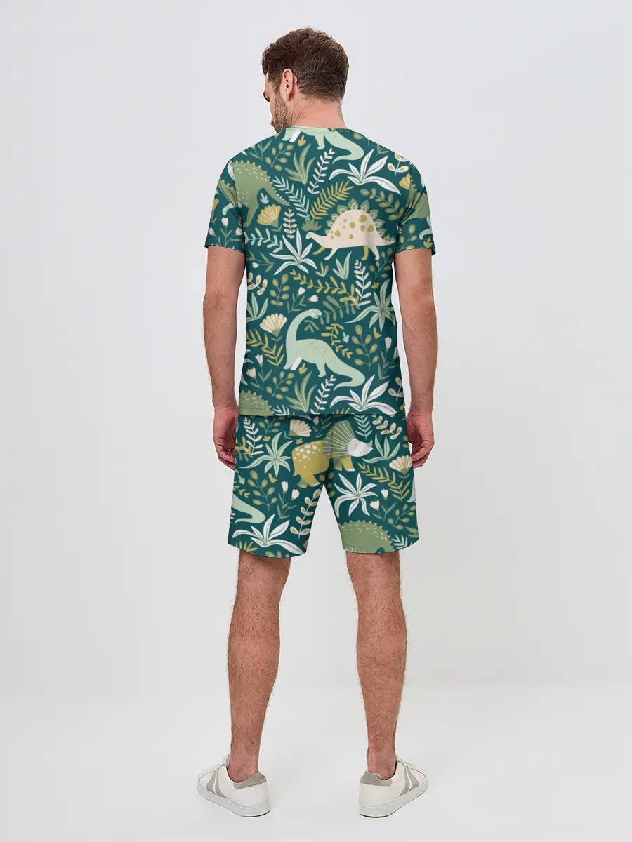 Мужской костюм с шортами / Динозавры