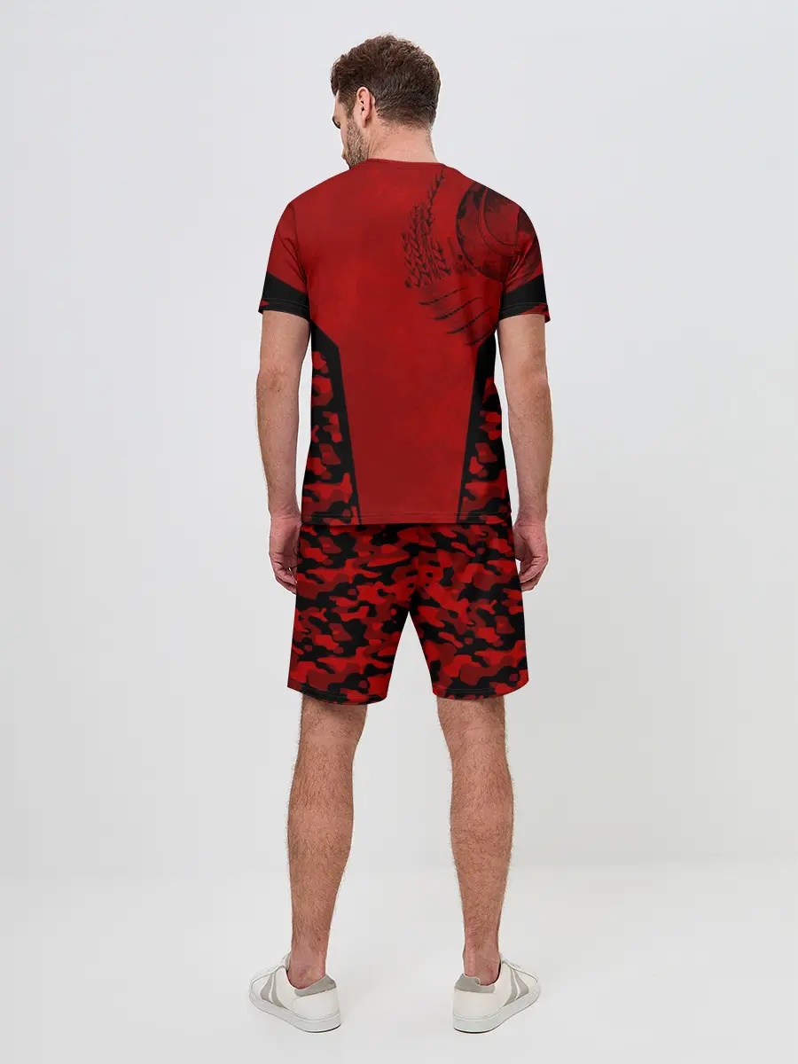 Мужской костюм с шортами / Камуфляж СССР