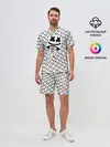 Мужской костюм с шортами / Fortnite Marshmello