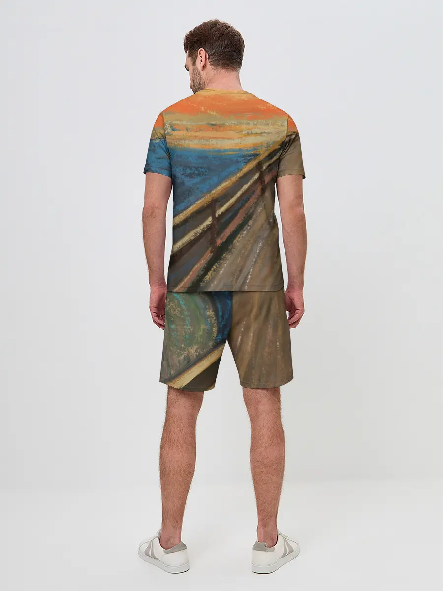 Мужской костюм с шортами / Крик котика