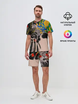 Мужской костюм с шортами / Dsquared tattoo