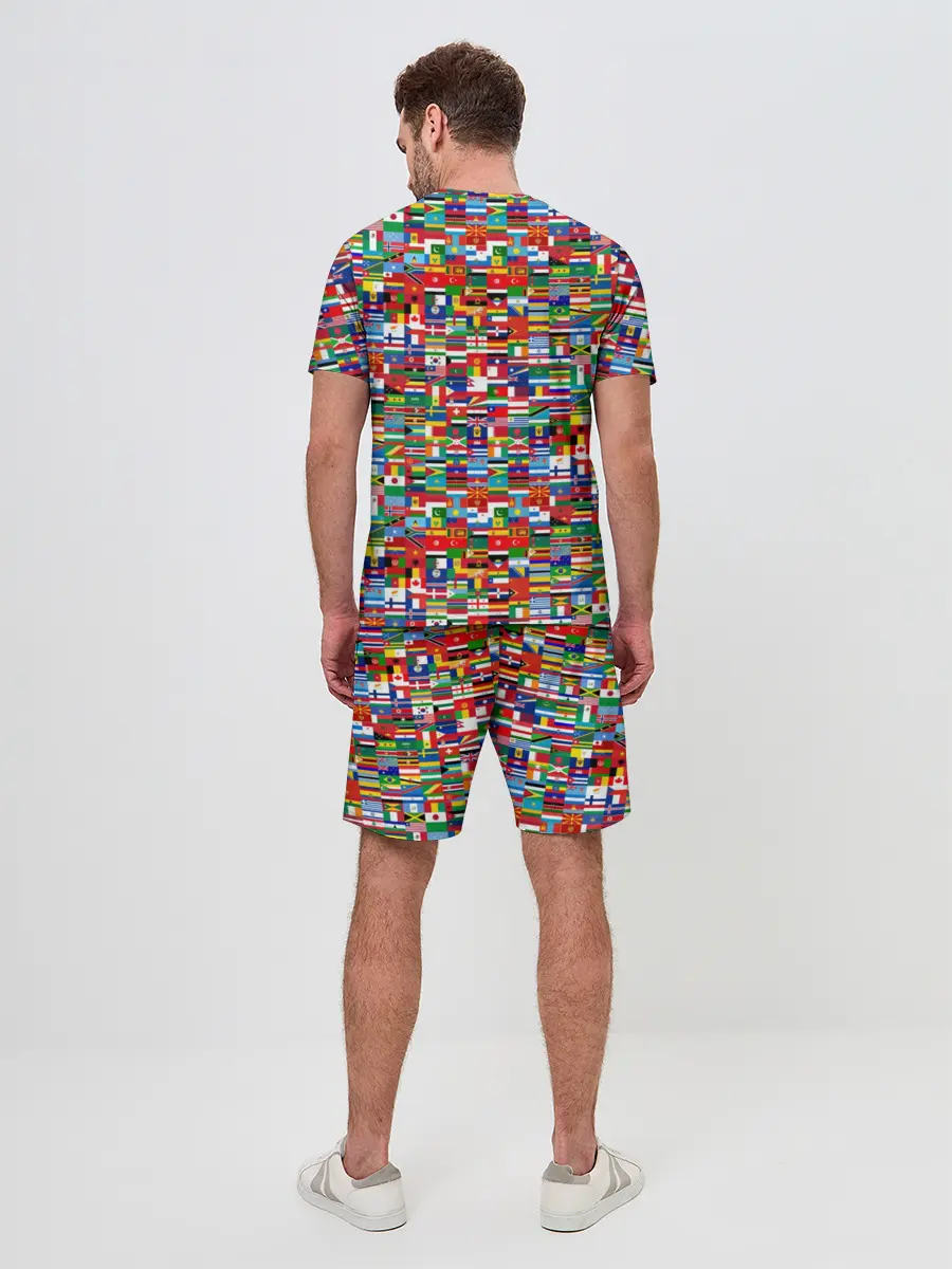 Мужской костюм с шортами / ФЛАГИ