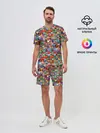 Мужской костюм с шортами / ФЛАГИ