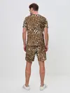 Мужской костюм с шортами / Леопард
