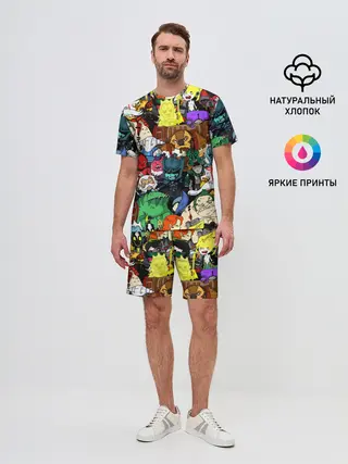 Мужской костюм с шортами / Дота 2