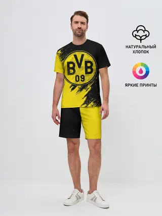 Мужской костюм с шортами / Боруссия Дортмунд