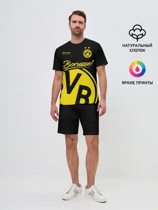 Мужской костюм с шортами / Боруссия Дортмунд