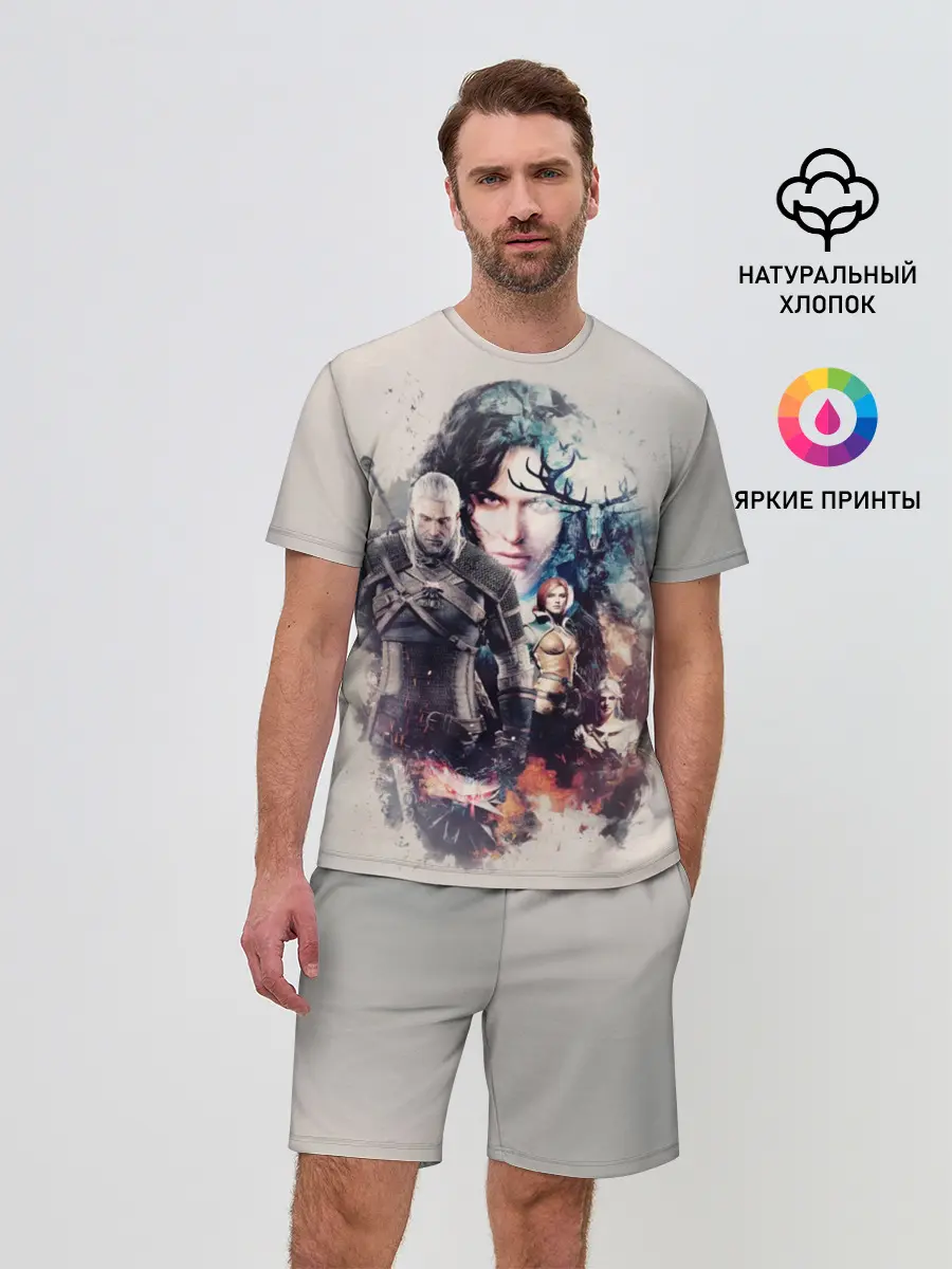 Мужской костюм с шортами / Ведьмак