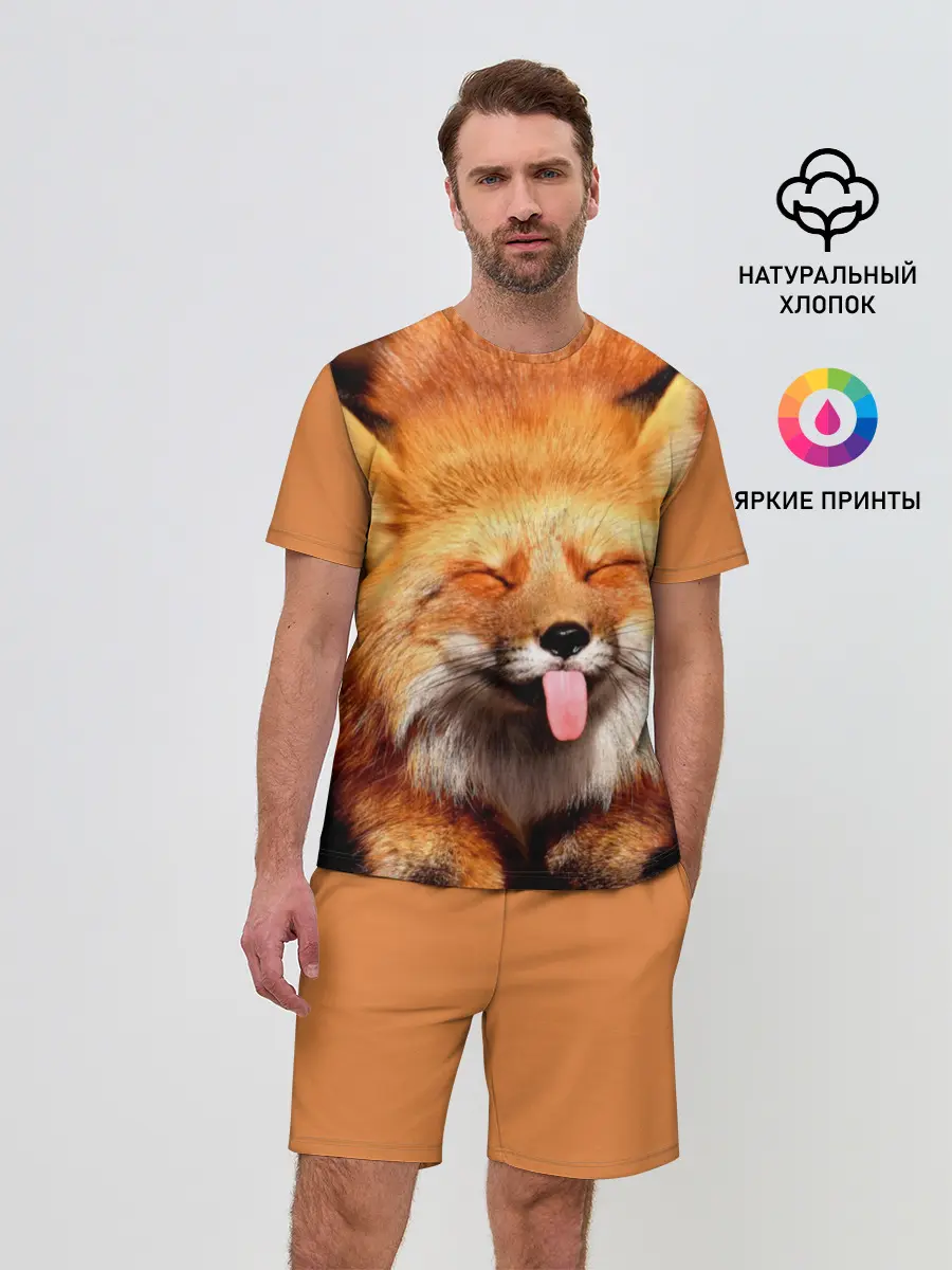 Мужской костюм с шортами / Лиса с языком