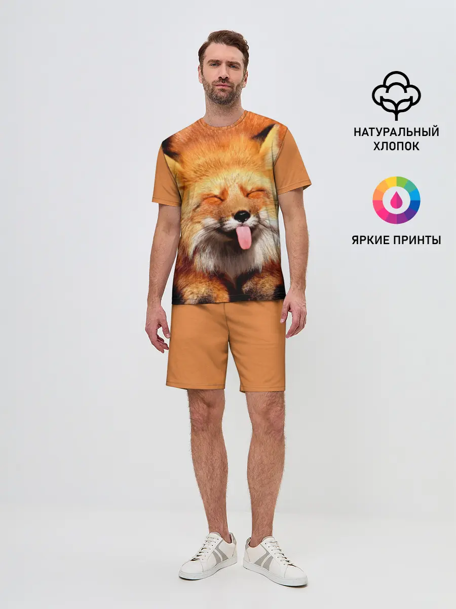 Мужской костюм с шортами / Лиса с языком
