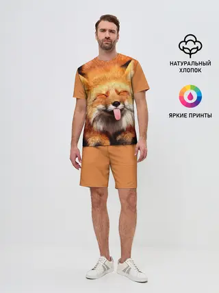 Мужской костюм с шортами / Лиса с языком