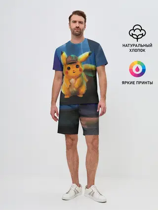Мужской костюм с шортами / Detective Pikachu