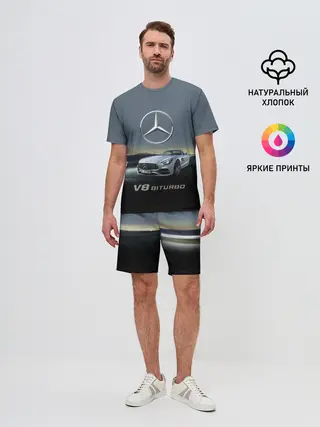 Мужской костюм с шортами / V8 Biturbo