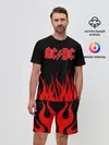 Мужской костюм с шортами / AC DC
