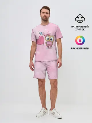Мужской костюм с шортами / Совушка с шариком