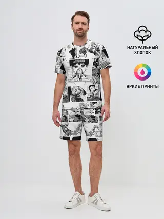 Мужской костюм с шортами / Токийский гуль