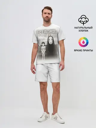 Мужской костюм с шортами / Тихиро и Каонаси в поезде