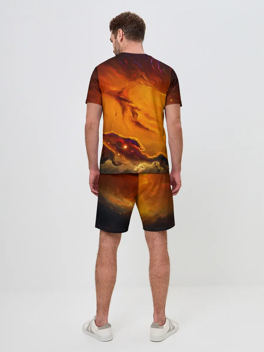 Мужской костюм с шортами / Космос