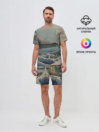 Мужской костюм с шортами / Утагава Хиросигэ