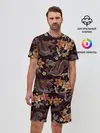 Мужской костюм с шортами / Японские драконы