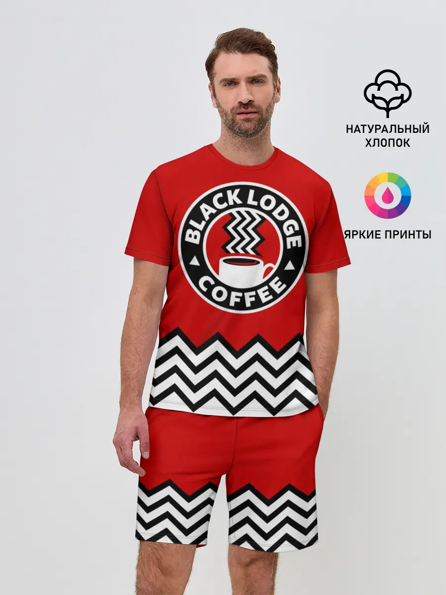 Мужской костюм с шортами / Твин Пикс