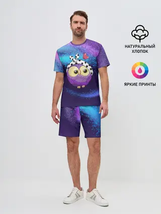 Мужской костюм с шортами / Стильная сова