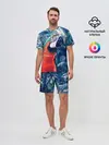 Мужской костюм с шортами / Попугай