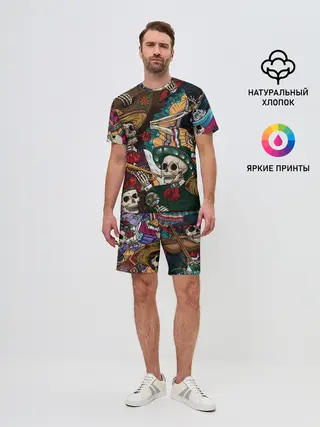 Мужской костюм с шортами / Мексиканская Вечеринка