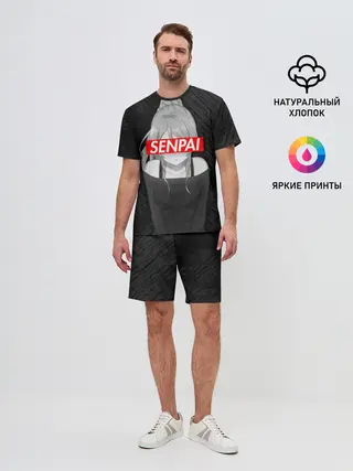 Мужской костюм с шортами / Anime Senpai Girl