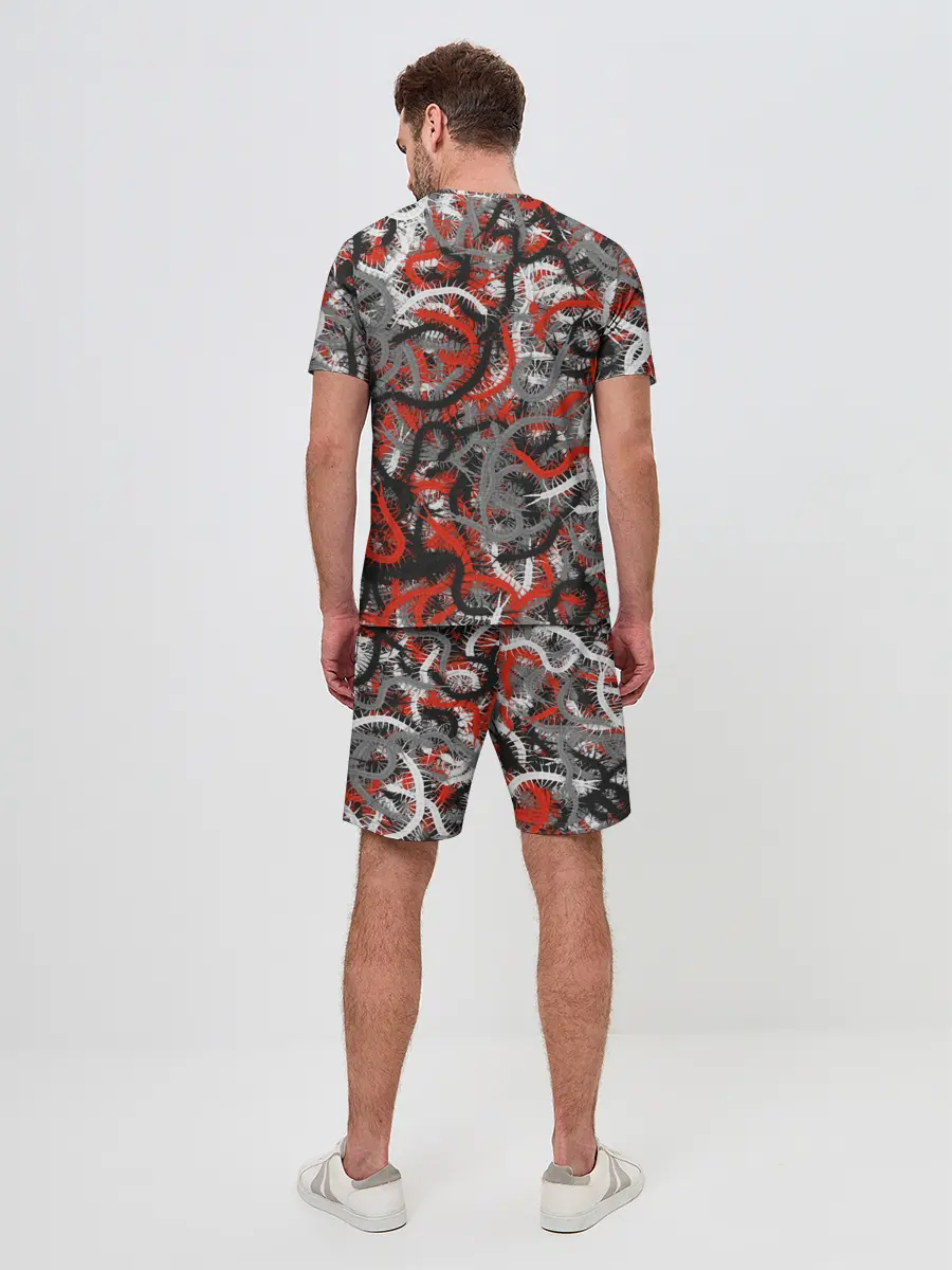 Мужской костюм с шортами / Сколопендры