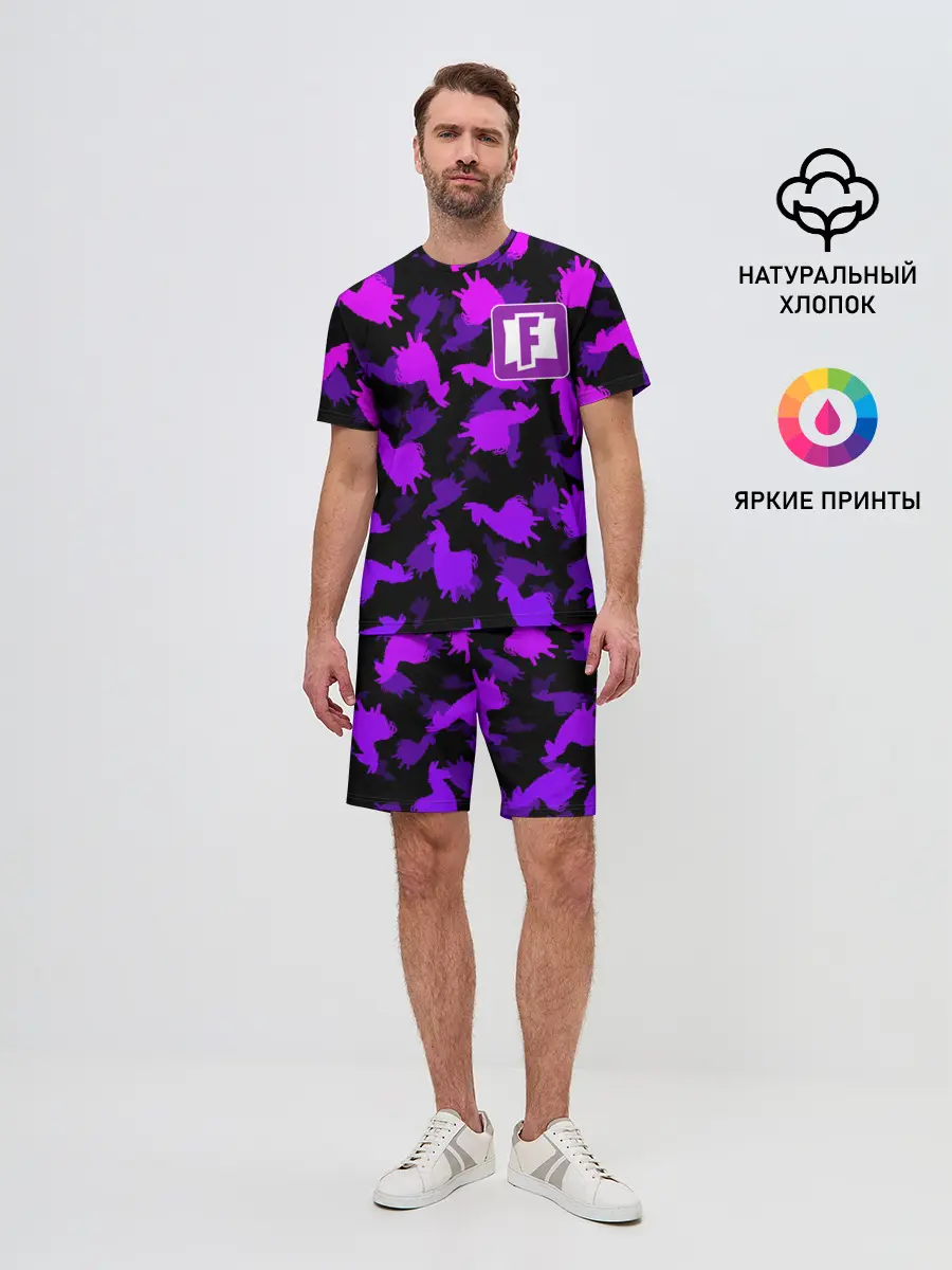 Мужской костюм с шортами / Fortnite