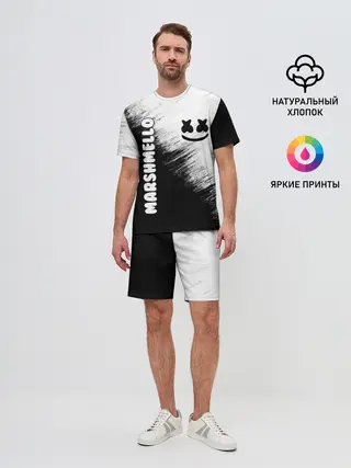 Мужской костюм с шортами / Marshmello 3