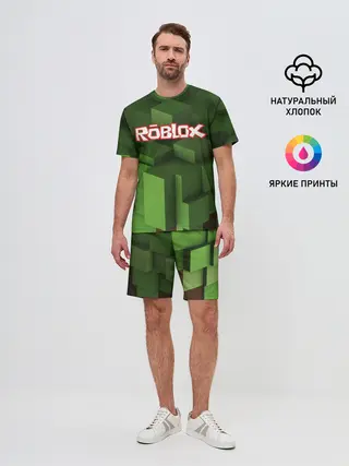 Мужской костюм с шортами / Roblox