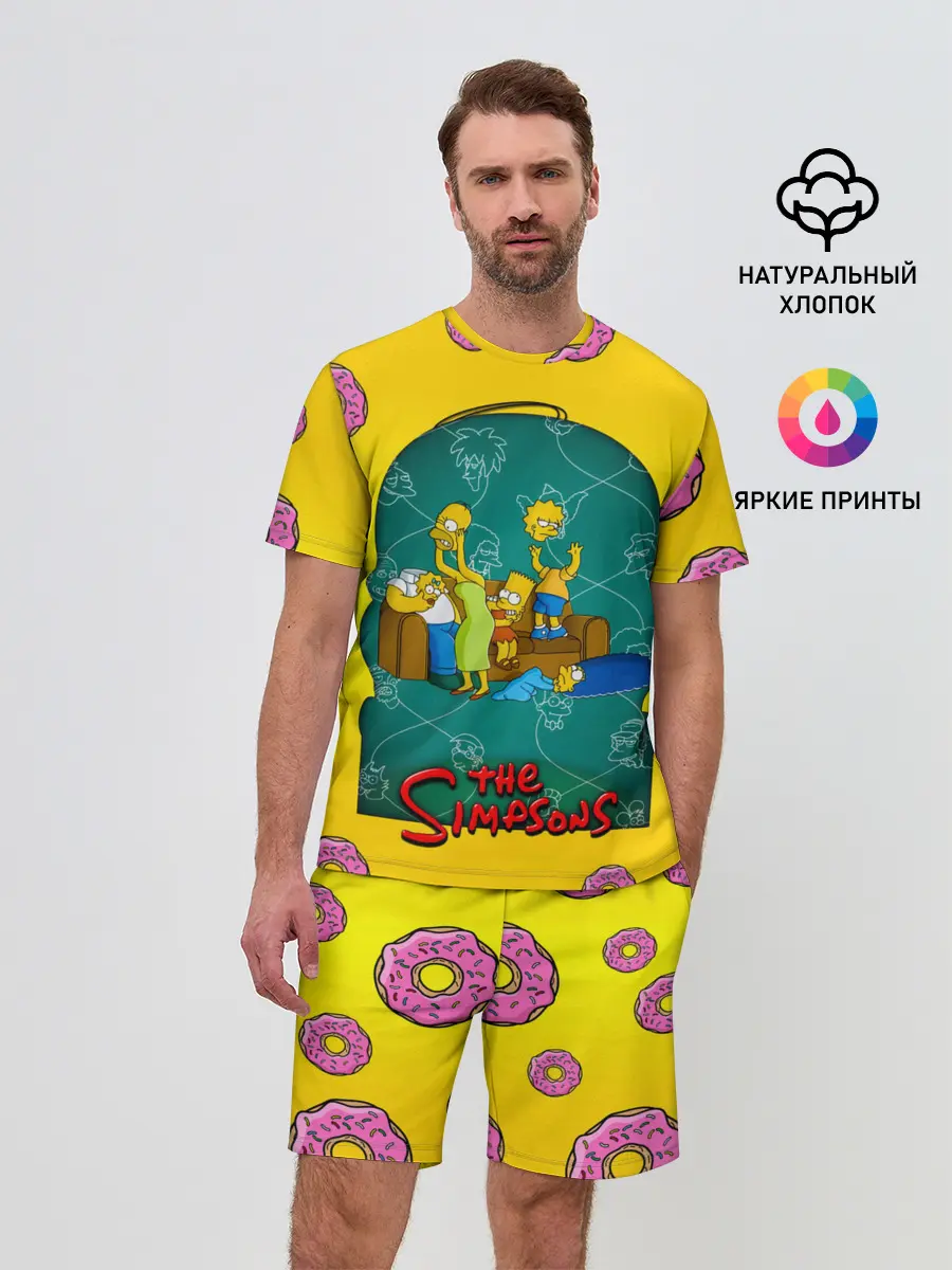 Мужской костюм с шортами / Симпсоны