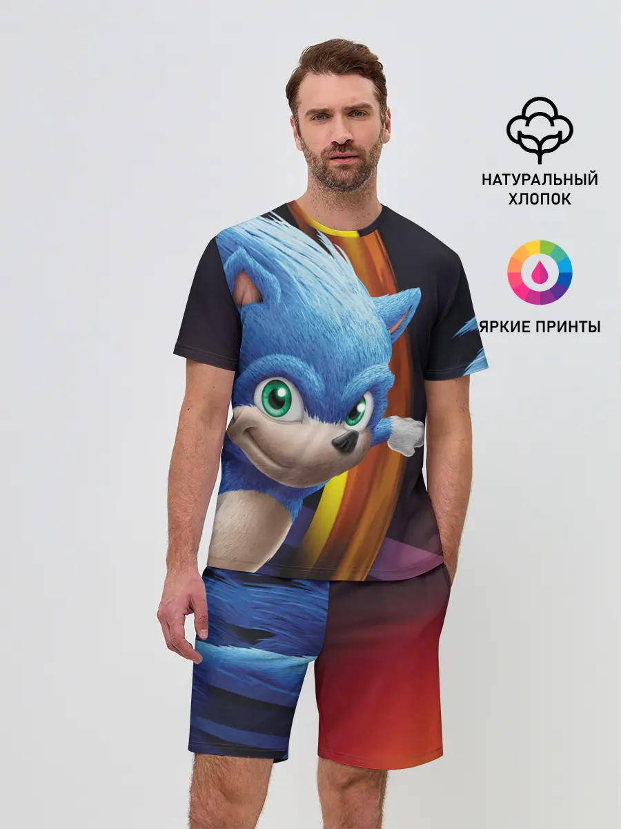 Мужской костюм с шортами / Sonic