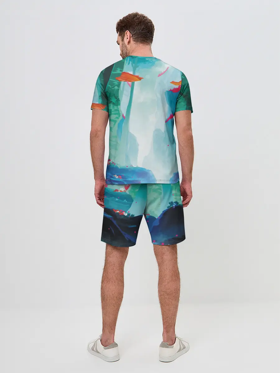 Мужской костюм с шортами / Ежик Соник