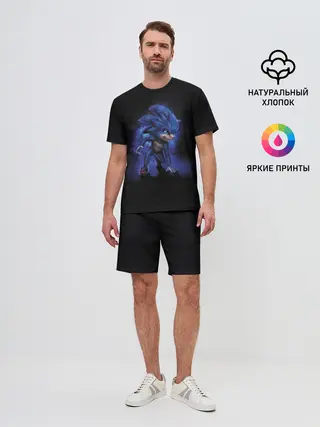 Мужской костюм с шортами / Соник