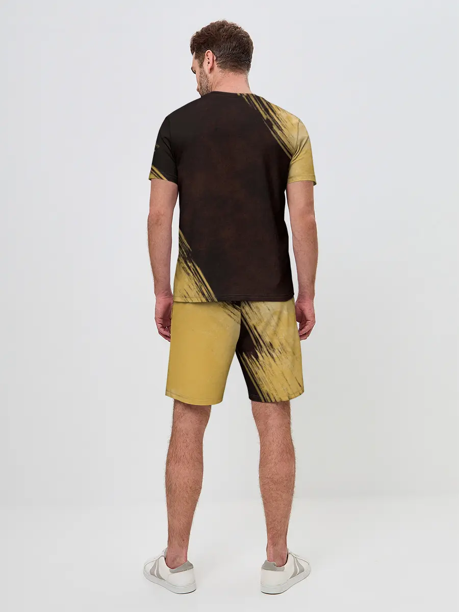 Мужской костюм с шортами / Черный Клевер