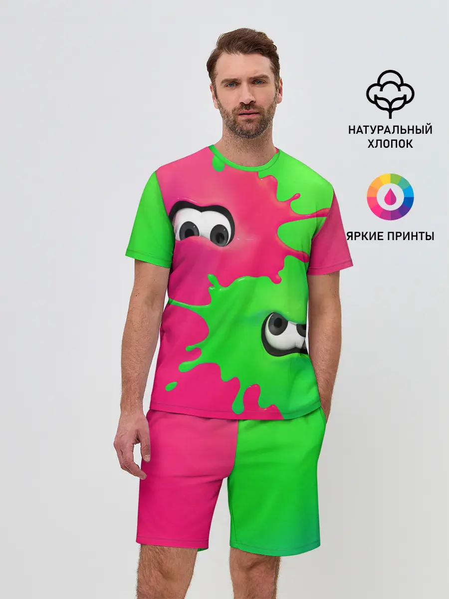 Мужской костюм с шортами / Splatoon 2