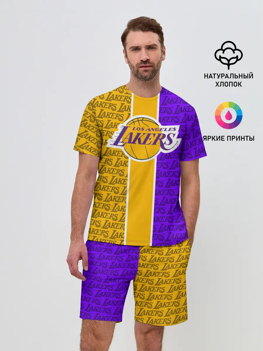 Мужской костюм с шортами / LA LAKERS