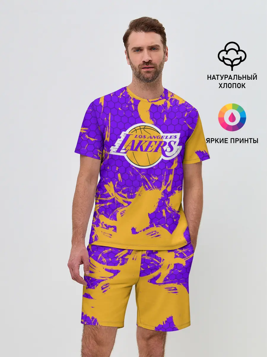 Мужской костюм с шортами / LA LAKERS