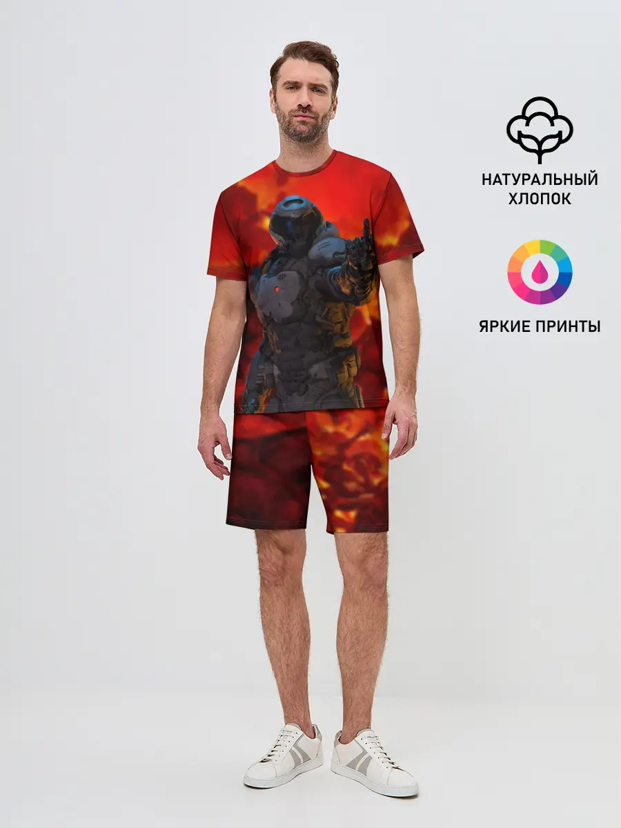 Мужской костюм с шортами / DOOM 3
