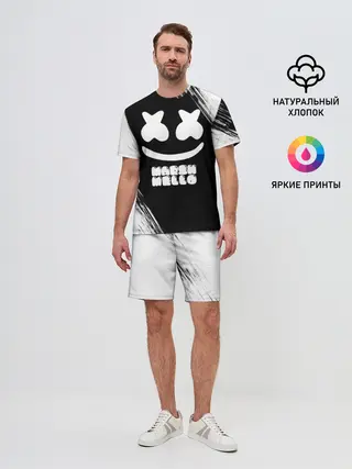 Мужской костюм с шортами / Marshmello 4