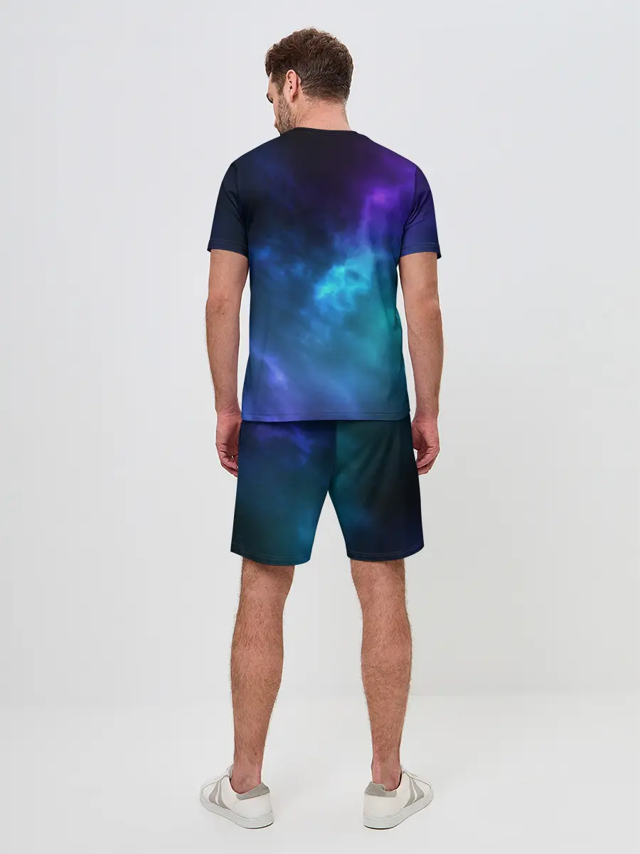 Мужской костюм с шортами / Космос