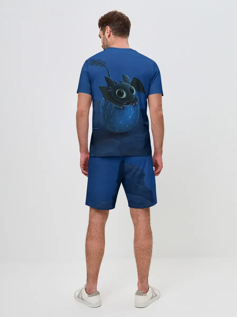 Мужской костюм с шортами / Малыш Беззубик