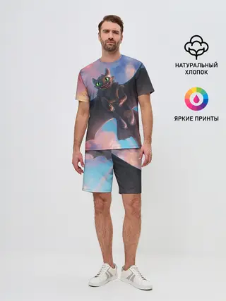 Мужской костюм с шортами / Беззубик