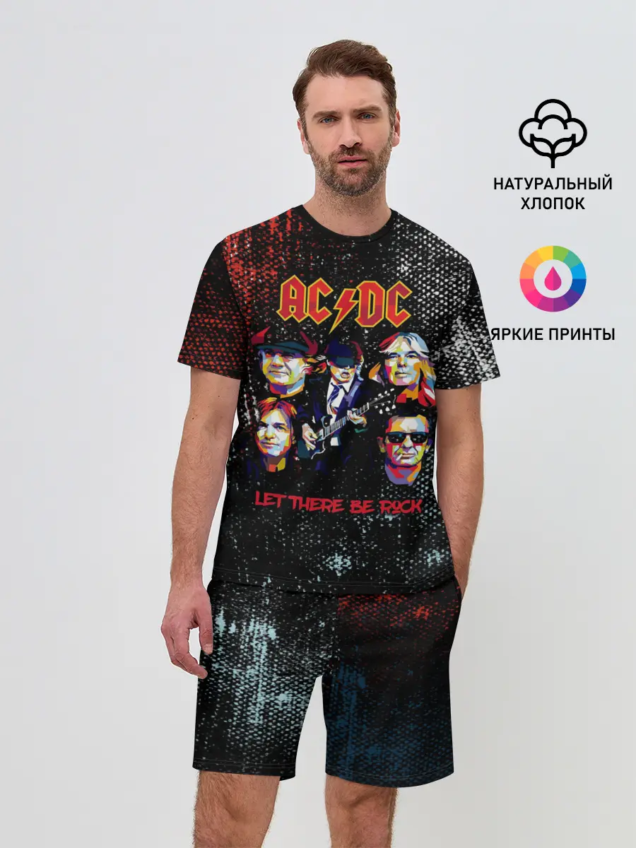 Мужской костюм с шортами / AC/DC