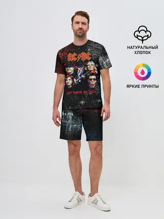 Мужской костюм с шортами / AC/DC
